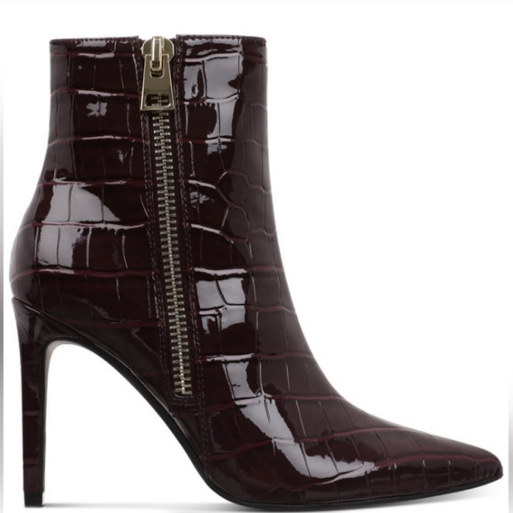 Inc International Concepts Brown Heeled Boots With Stiletto